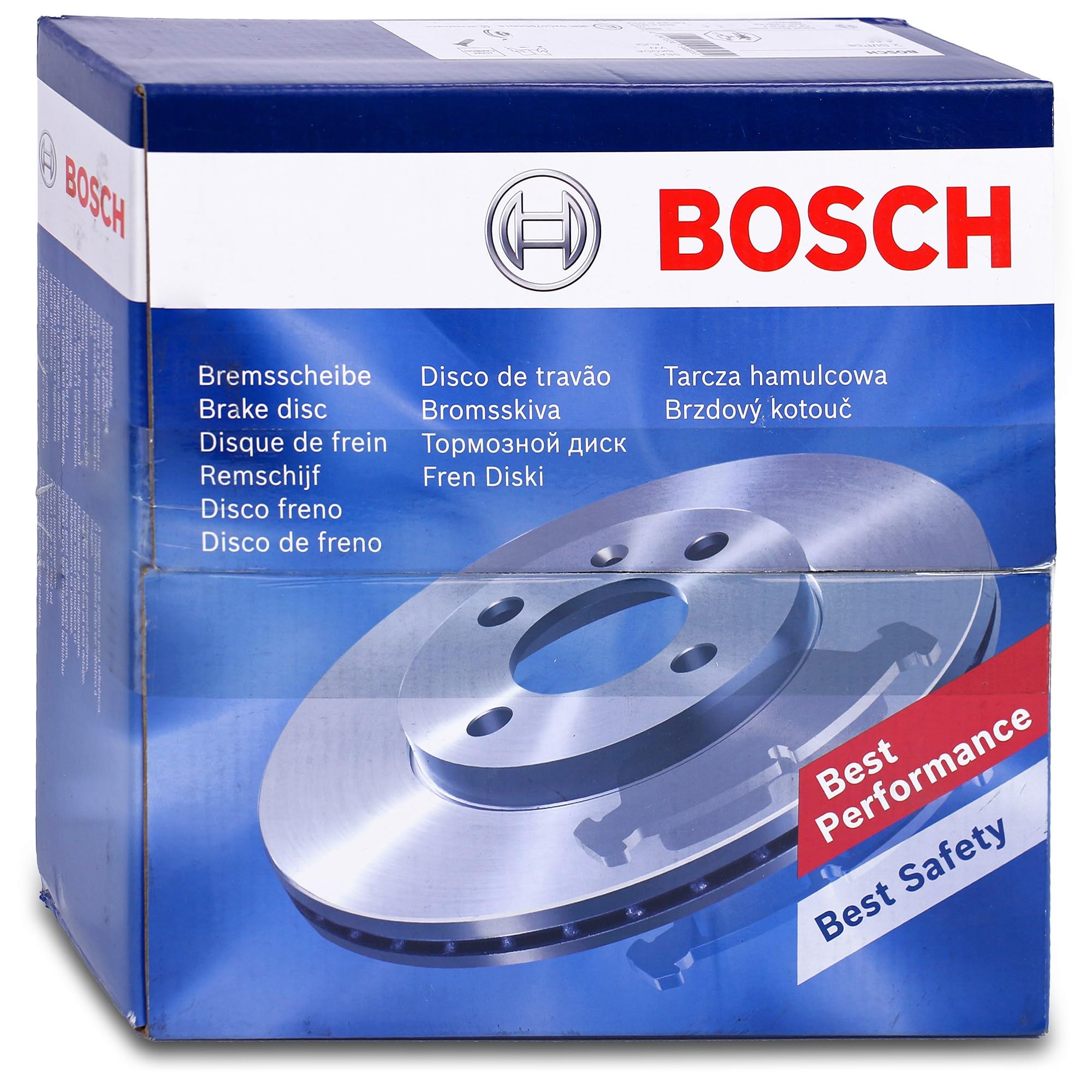 Juego de 2 Discos de Freno Bosch BD1023 - Discos Ventilados, Alto Contenido en Carbono, 288 mm – Eje Delantero – Certificado ECE-R90 – Excelente Refrigeración y Reducción de Ruido, Anticorrosión
