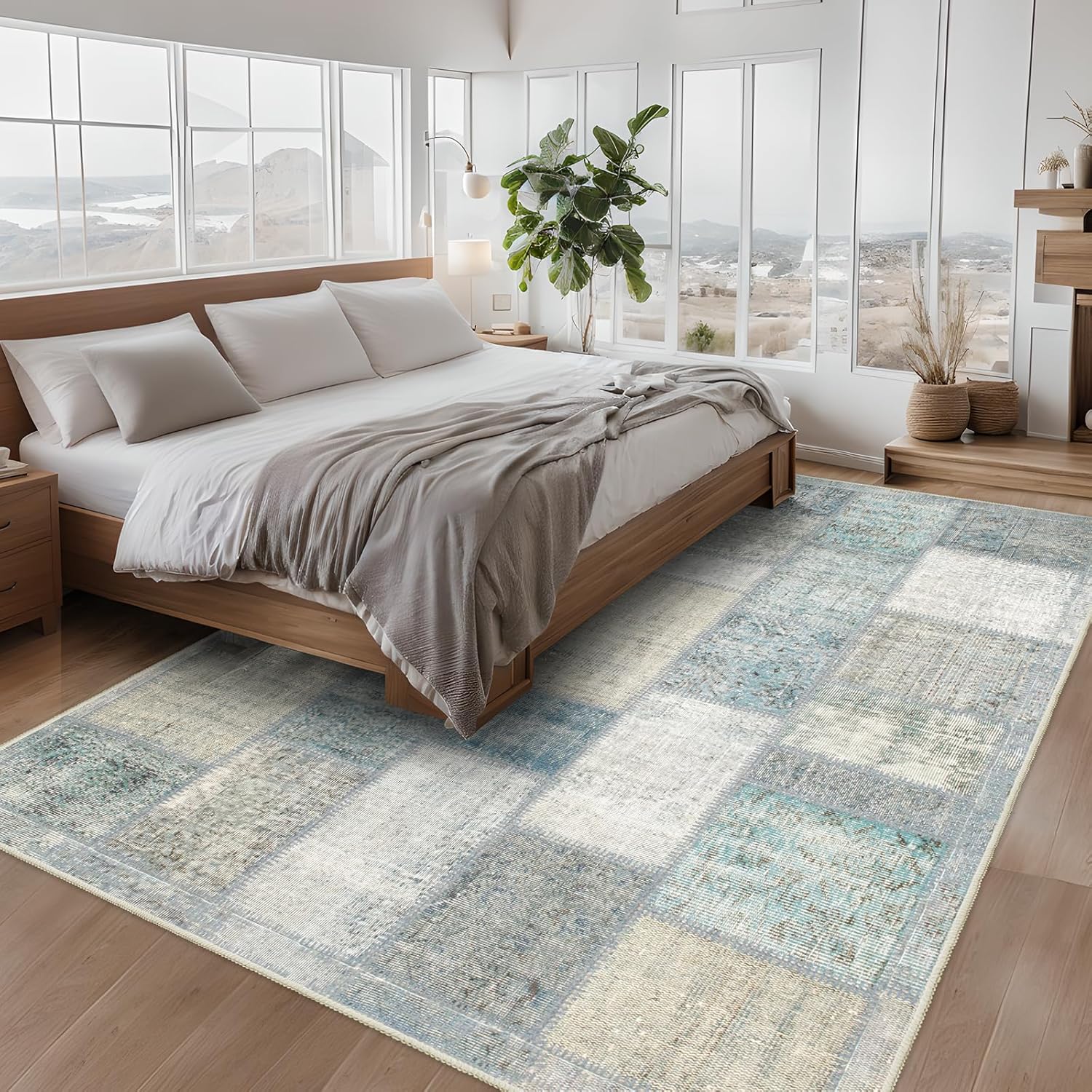 Vamcheer CUBIC Modern Rug for Living Room - Soft Comfortable Area Rugs ...