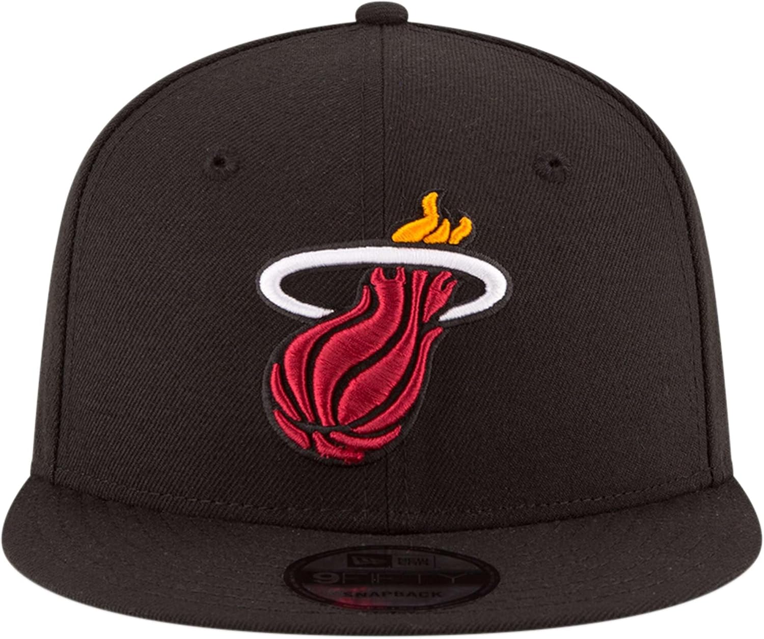 New Era NBA Black 9FIFTY Adjustable Snapback Hat Cap One Size Fits All - Image 2