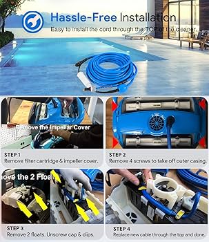 Amazon.com: 9995861-DIY 2-PIN Blue Swivel Cable 60FT/18M