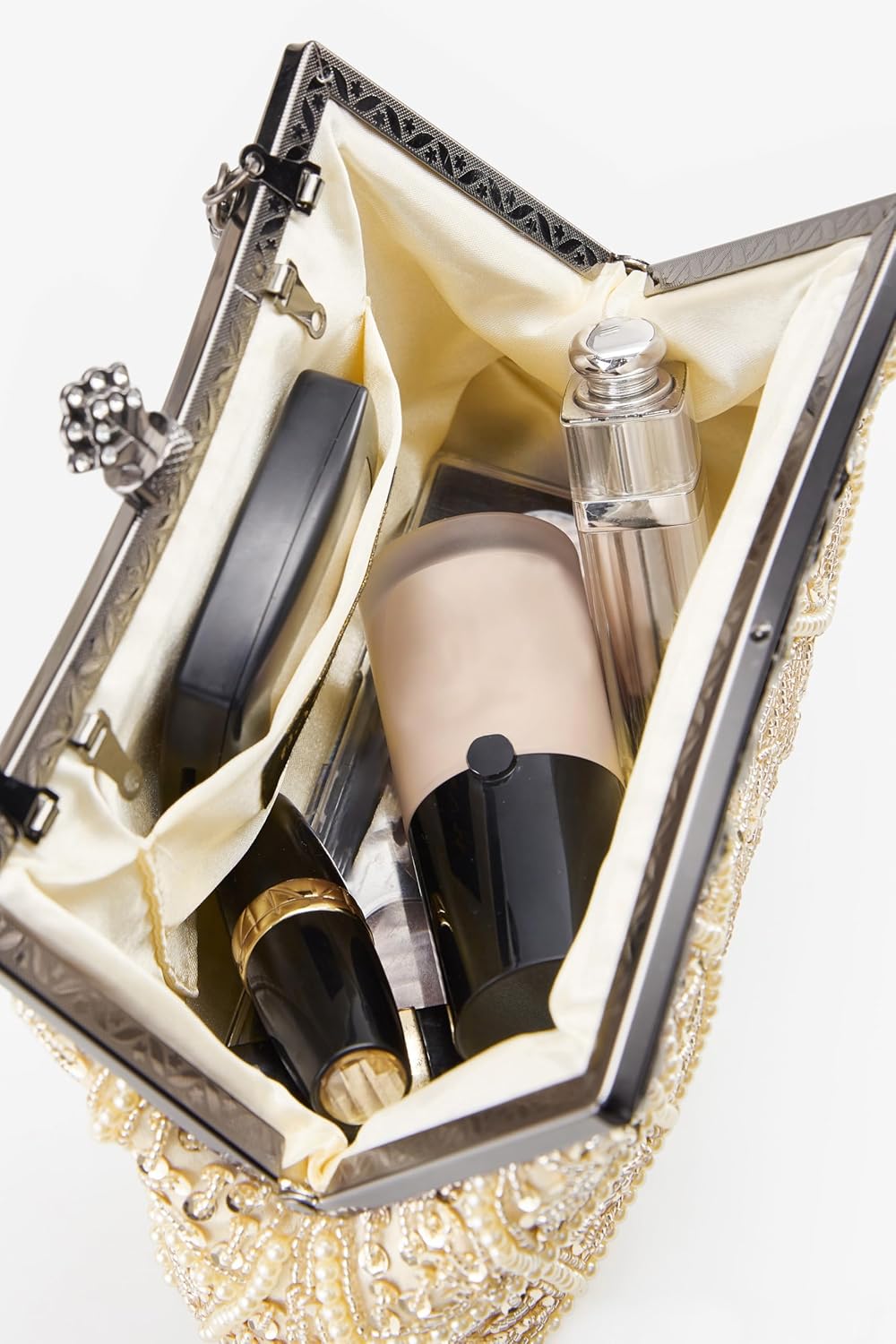 BABEYOND Evening Clutch Purses for Women - Vintage Evening Bag Accessories for Women Gatsby 1920s Beaded Sequin Pearl Clutch - Image 5