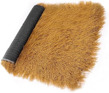 Artificial Thatch Roofing, Synthetic Thatch Roofing, Simulated Thatch Straw Roof, Mexican Artificial Palm Thatch Rolls, Fake Straw, Duck Blinds Grass, For Garden, Fence, Patio1x11m39.4x433in