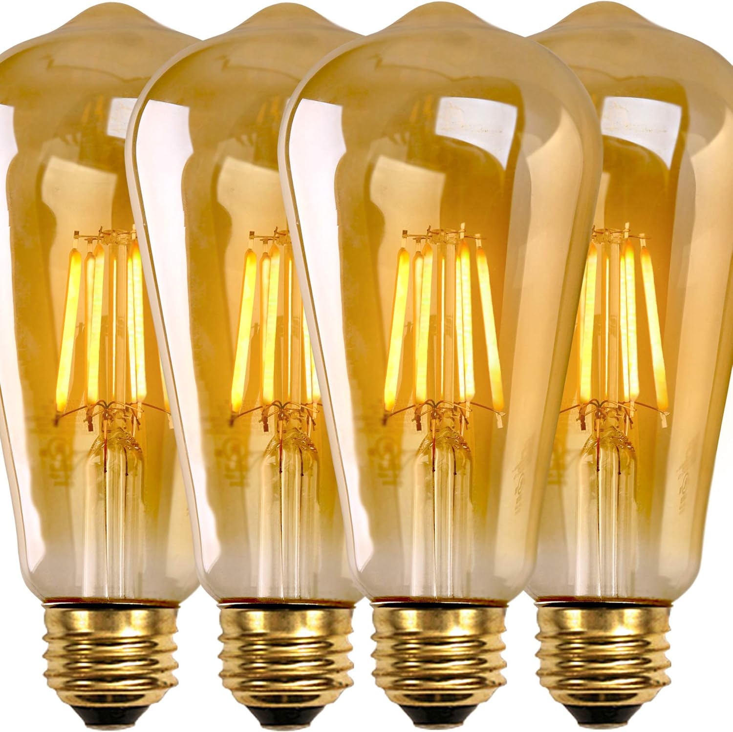 NITOR Lighting LED Vintage Bulbs, DIMMABLE Edison LED Bulb