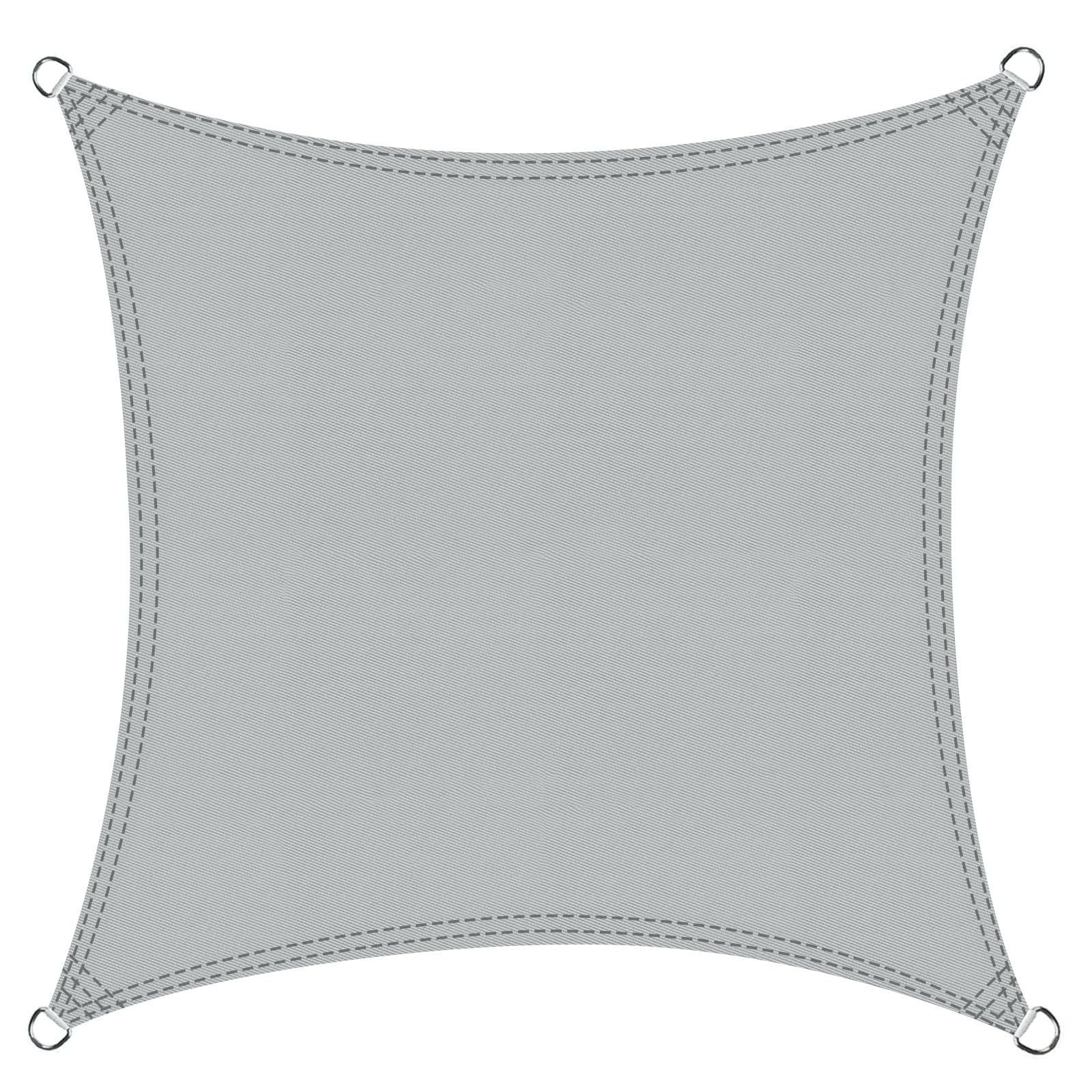 Cool Area Toldo Vela de Sombra Impermeable Rectangular 2.5x4m Protección UV PES Toldos para Patio Exterior Jardín Terraza-Arena — view 37
