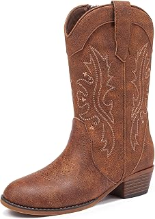 Motasha Girls Cowboy Boots Kids Cowboy Boot Toddler Little Big Girls Boot