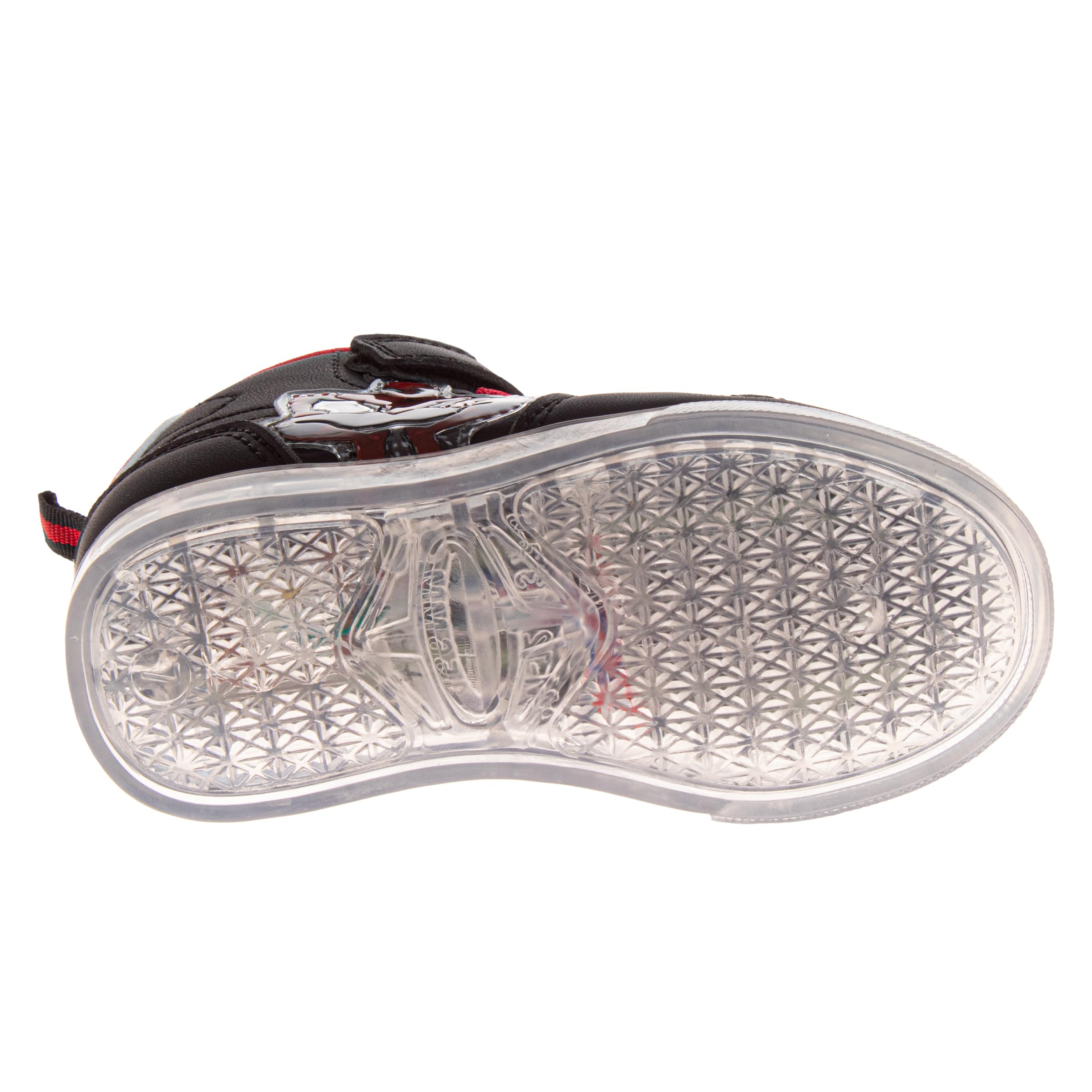 Scarpe da ginnastica alte per ragazzi con luci a LED, per bambini, Paw Patrol, Spiderman, Monster Jam, Sonic (taglia: 6-10 bambini piccoli / 11-12 bambini)