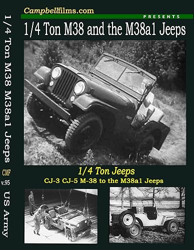 M38 M38a1 CJ-3 CJ-5 Army Jeep Films Not MB GPW WW2 G503 Korean War Old FIlms DVD