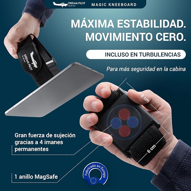 Foto 2 de 8 de Rodillera piloto de aviación para iPhone, iPad, Cualquier teléfono Inteligente Android, Tablet