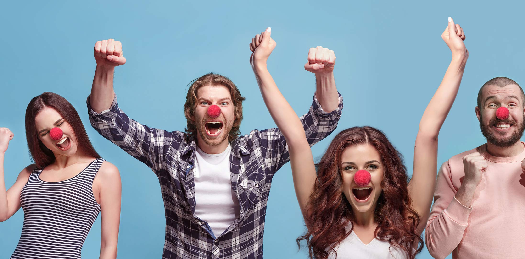 Balinco 25x Nez de Clown Rouge | Nez de Clown en Mousse - Parfait pour Les Grands Groupes de fête pour Le Carnaval | Carnaval ou fête à thème