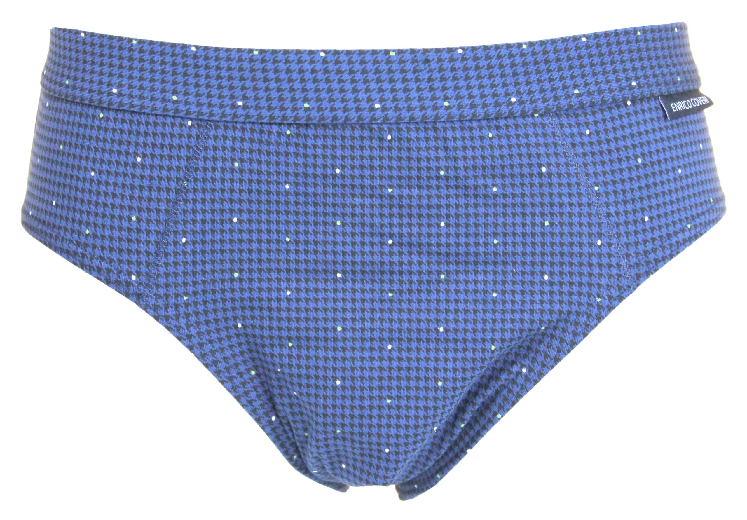 Enrico Coveri 6 Slip Uomo Cotone Elasticizzato Misure M-L-XL-XXL Varie Fantasie