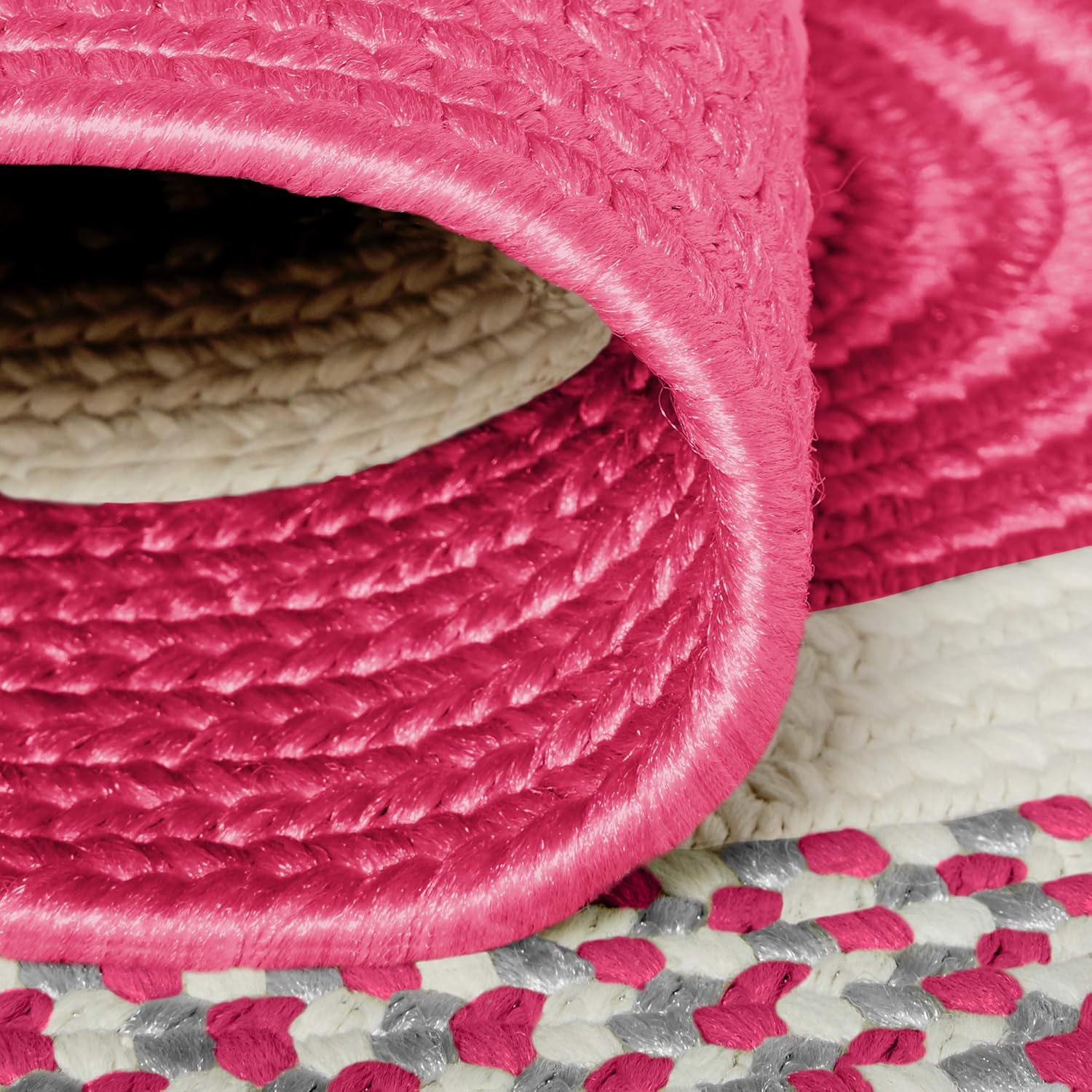 Colonial Mills Crescent Area Rug, 9x12, Magenta