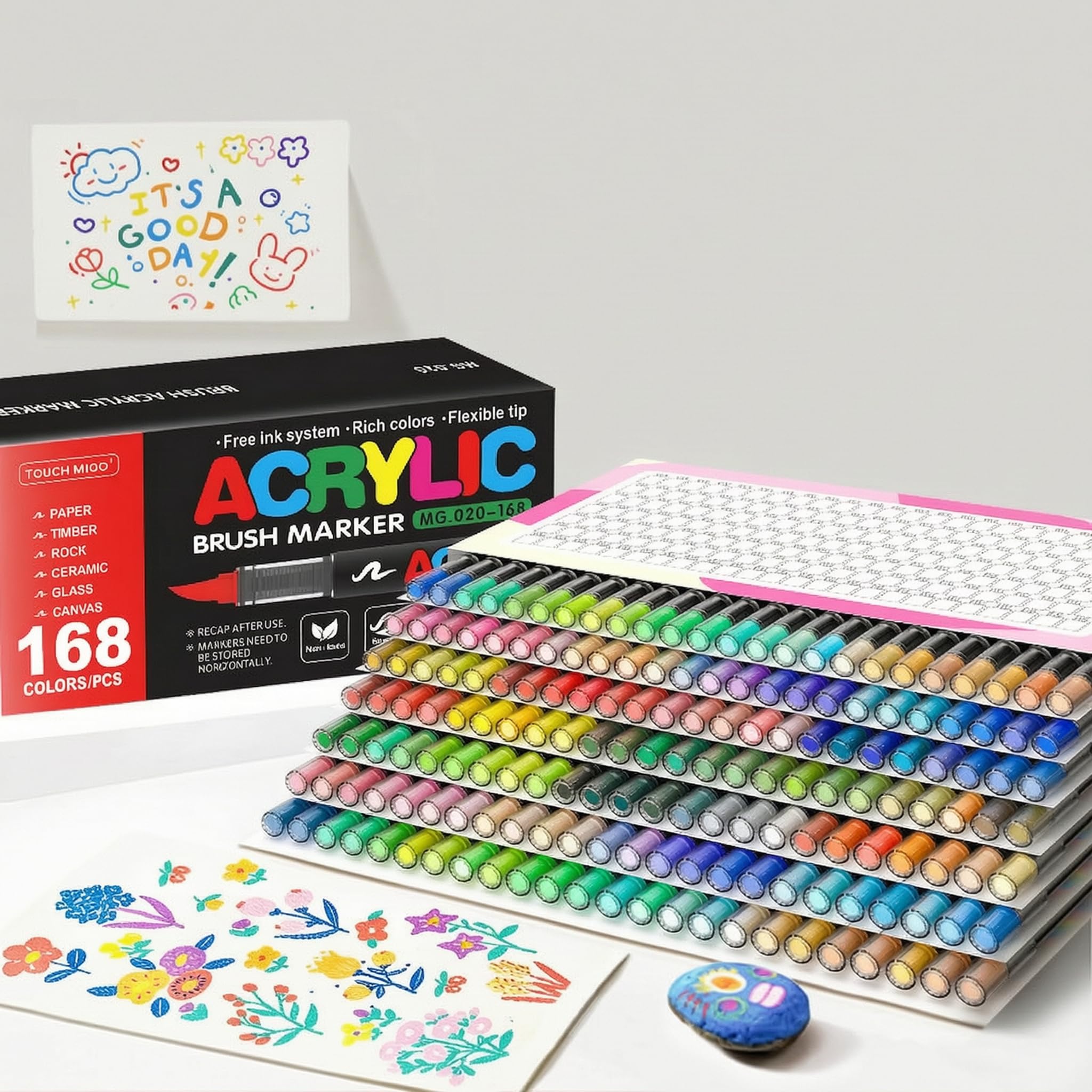 Marqueurs graffiti, stylos marqueurs,120 couleurs acryliques