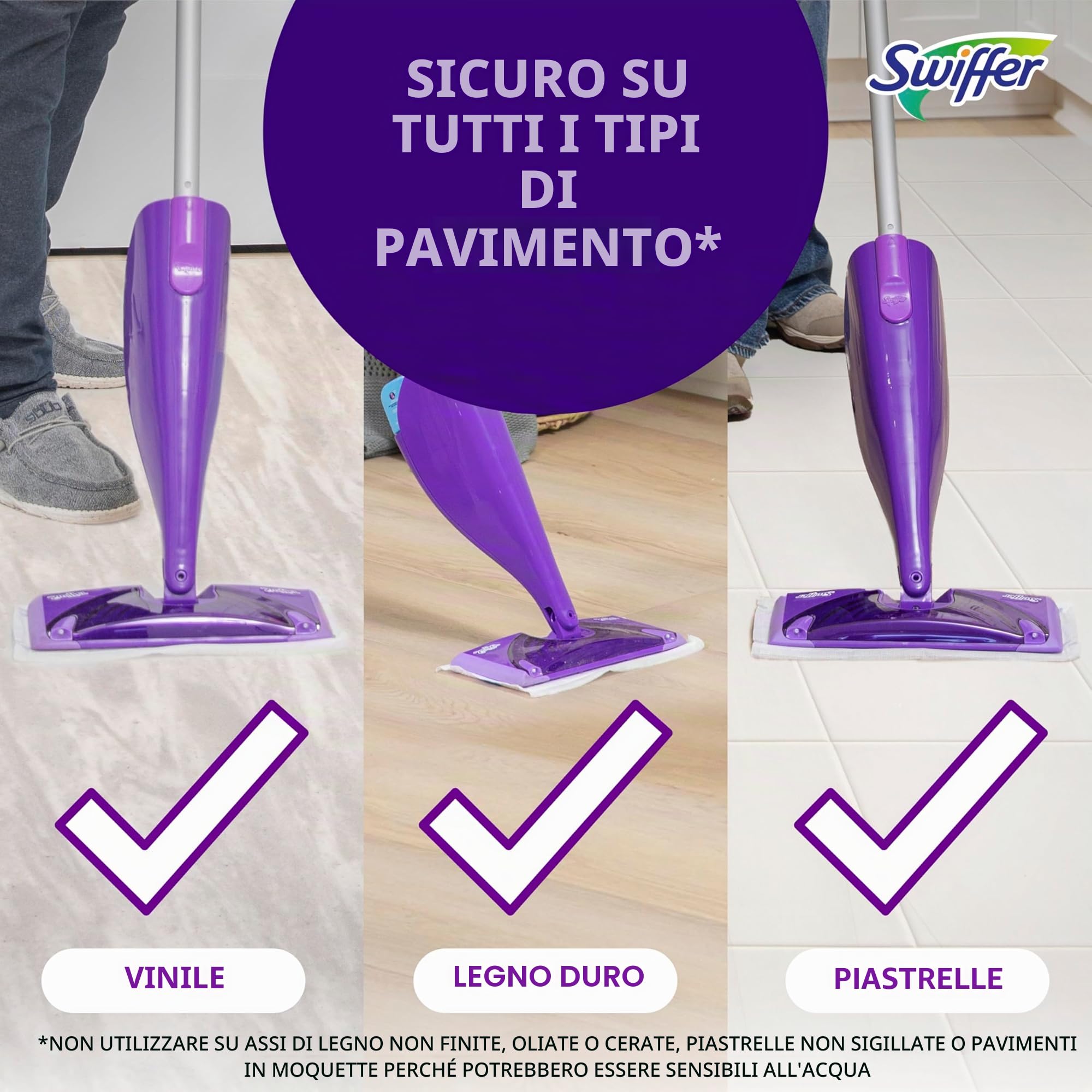 Swiffer WetJet - Kit di pulizia per pavimenti e pavimenti in legno duro, include: 1 Power Mop, 10 tamponi, soluzione di pulizia, batterie