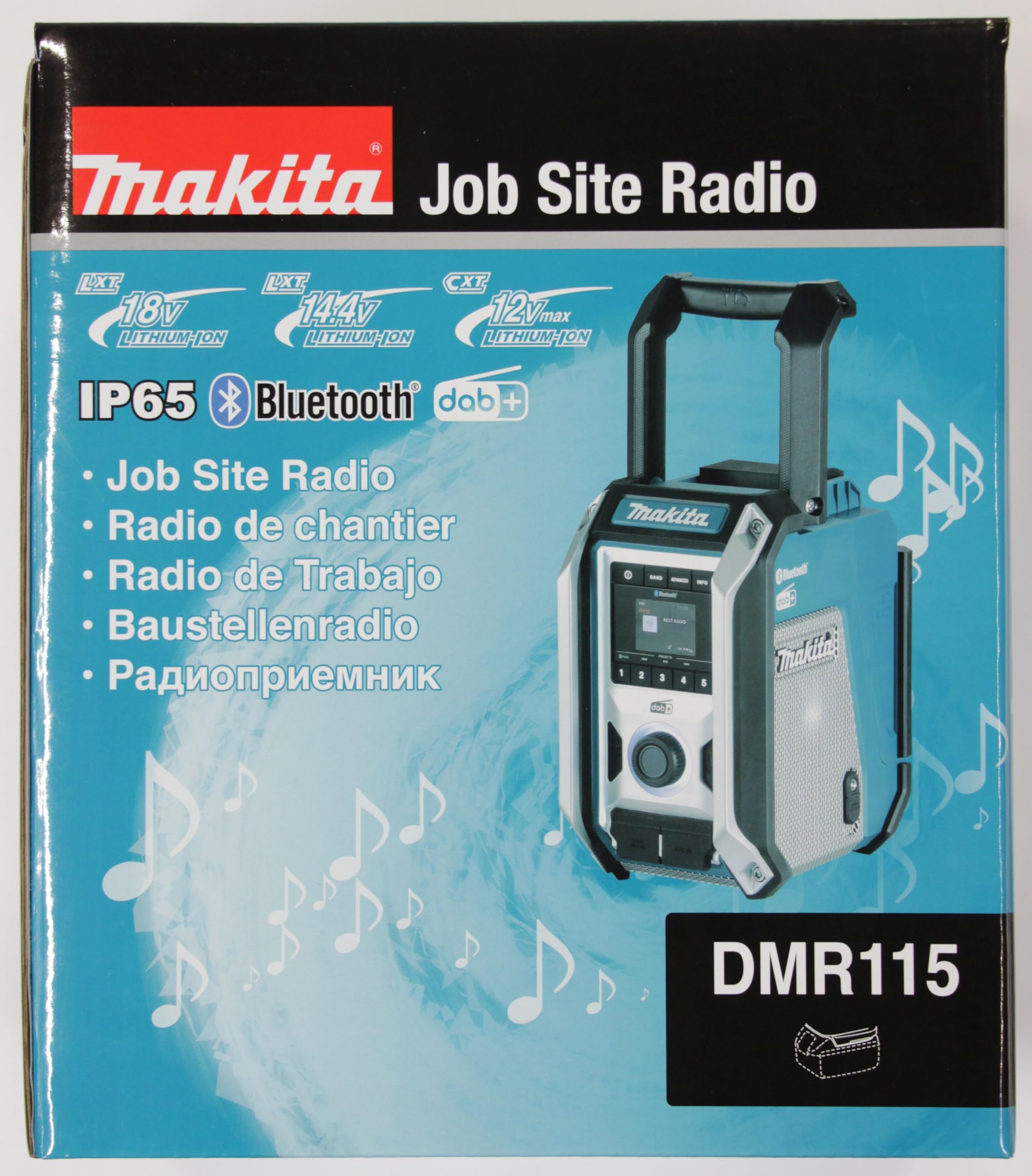 MAKITA DMR115 - Radio 12v-18v cxt-lxt bluetooth