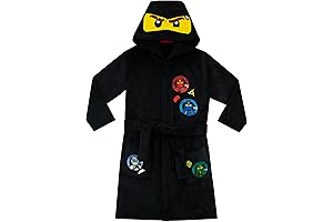 Boys Ninjago Robe Black Size 10: Unleash Your Stealth and Become a Master Ninja