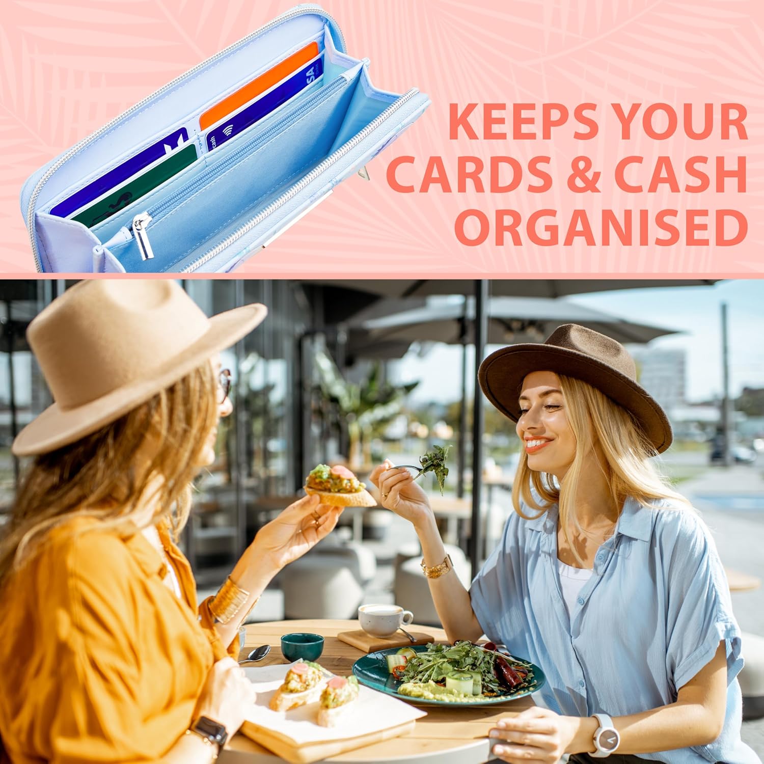 Disney Eeyore Wallet Purses for Women, Teens, Card Holder, Coin Purse, Travel Wallet, Cute Zipper Long Clutch Accessory, Gifts for Women - Image 2