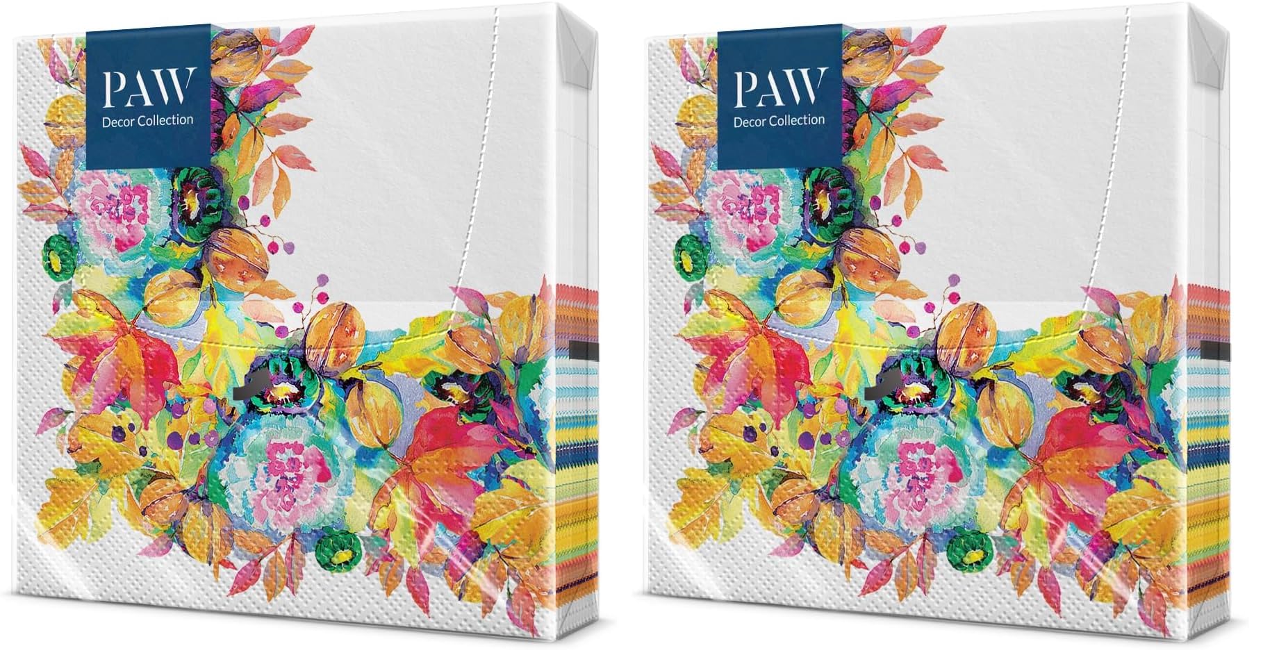 PAW - Servilletas Papel 3 Capas (33 x 33 cm) I 20 Unidades I Diseño de Naturaleza I Servilletas Papel Decoradas para Cumpleaños, Fiesta, Decoupage I Color: Peacock — view 78