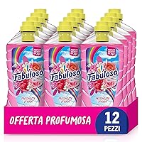 Fabuloso Detersivo Pavimenti Freschezza di Rosa 950ml, Detergente Multiuso