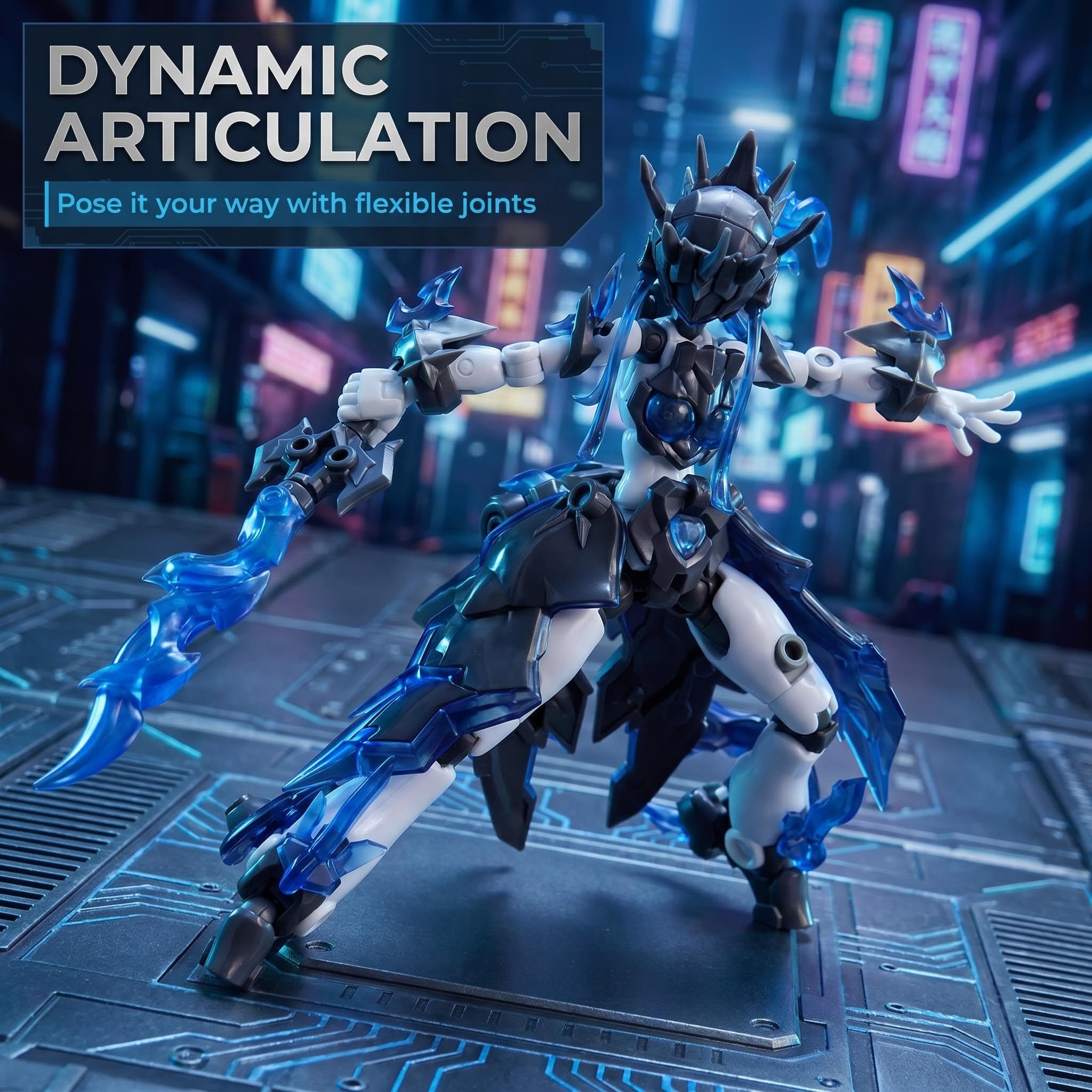 HIPLAY QUANKAI Studio Interferencja Genów Dullahan Kaimi QK-WT-001 Wersja Standardowa Zestaw Modelarski z Plastiku w Skali 1/12