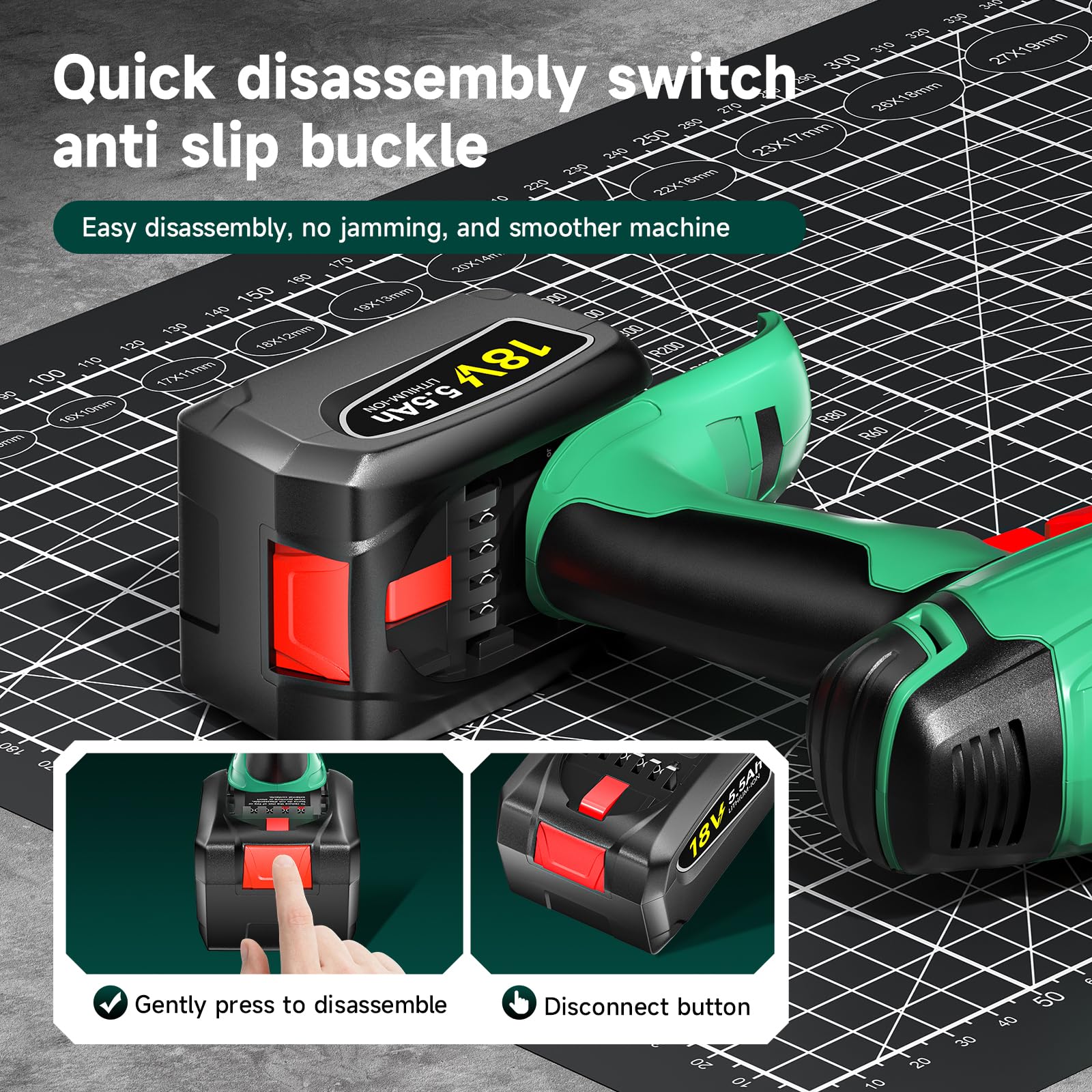 CITYORK 2X 5500mAh 18V Batteria di ricambio per Bosch PBA PSB PSR, batteria per 18V Green Tools House & Garden 18VSystem AL1880CV AL1810CV AL18815CV AL1830CV (Non per Bosch Unlimited serie)