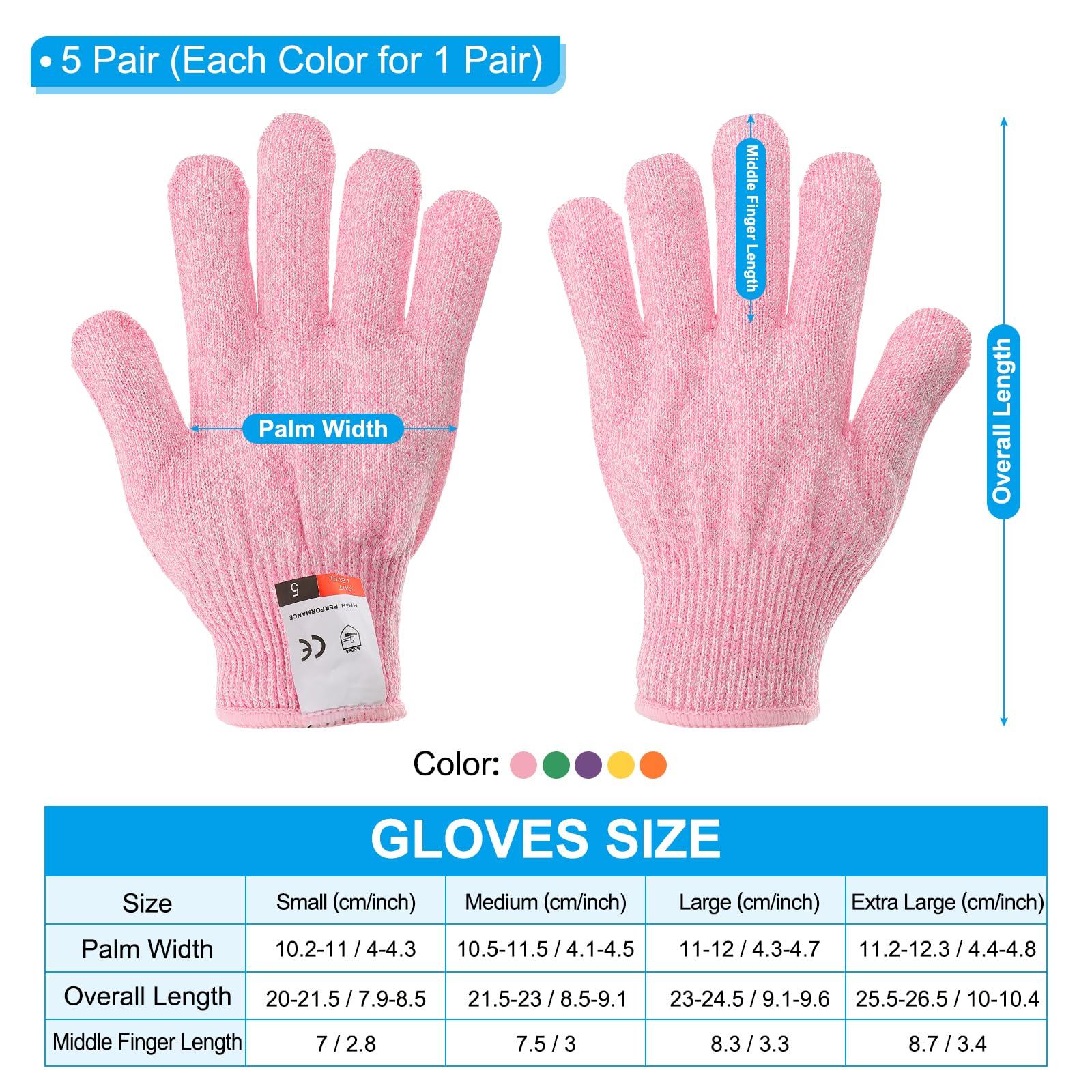 PATIKIL Cut Resistant Gloves - Image 2