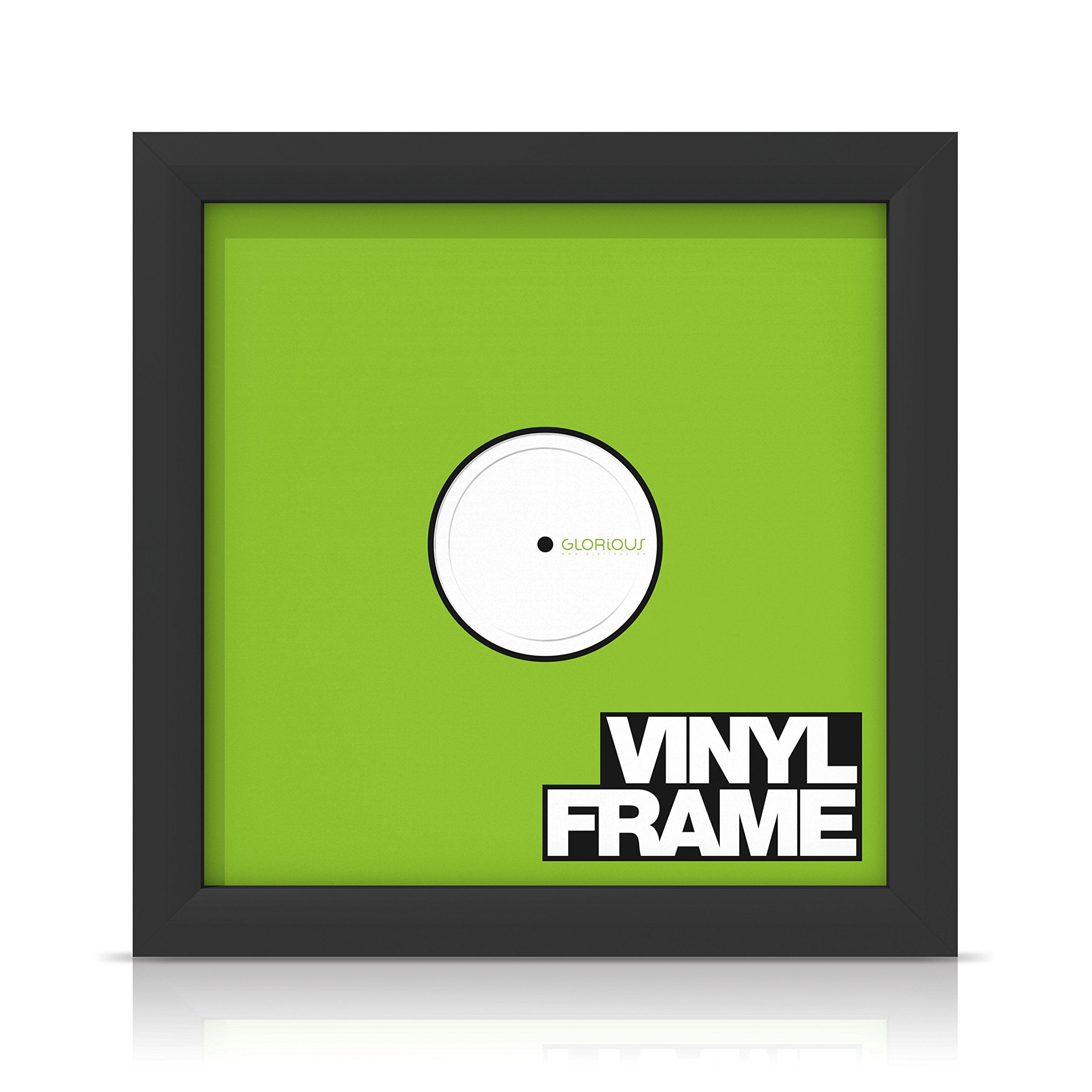 Glorious Vinyl Frame Set Schwarz - 3x Cover Rahmen für 12" Platten, Einfaches Anbringen und Austauschen, Einstellbare Halterung, AMS-VINYL-FRAME-SET-BLK