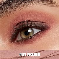 Vista 5 de FOCALLURE - Sombra de ojos en barra cremosa con acabado mate y brillante, lápiz iluminador suave y brillante para mujeres, maquillaje de sombra