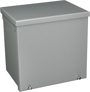 Hoffman A8R86 NEMA 3R Enclosure, Screw Cover, Galvanized, Paint Finish, 8