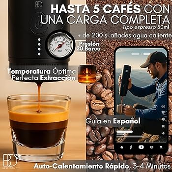 Cafetera Espresso Portátil 20 Bares2