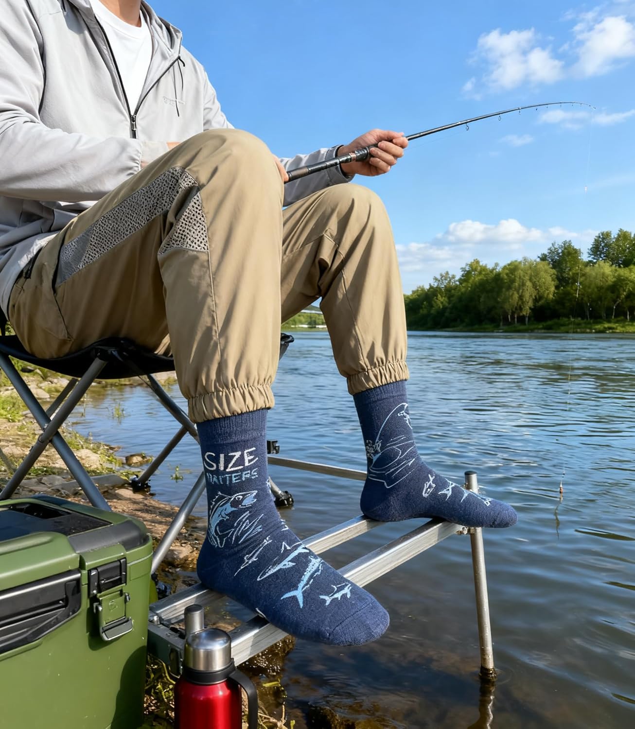 ANTI BASIC Novelty Socks Gift for Men Game Corgi World Cup Soccer Beer Fox Snake Break a Leg Socks … - Image 6