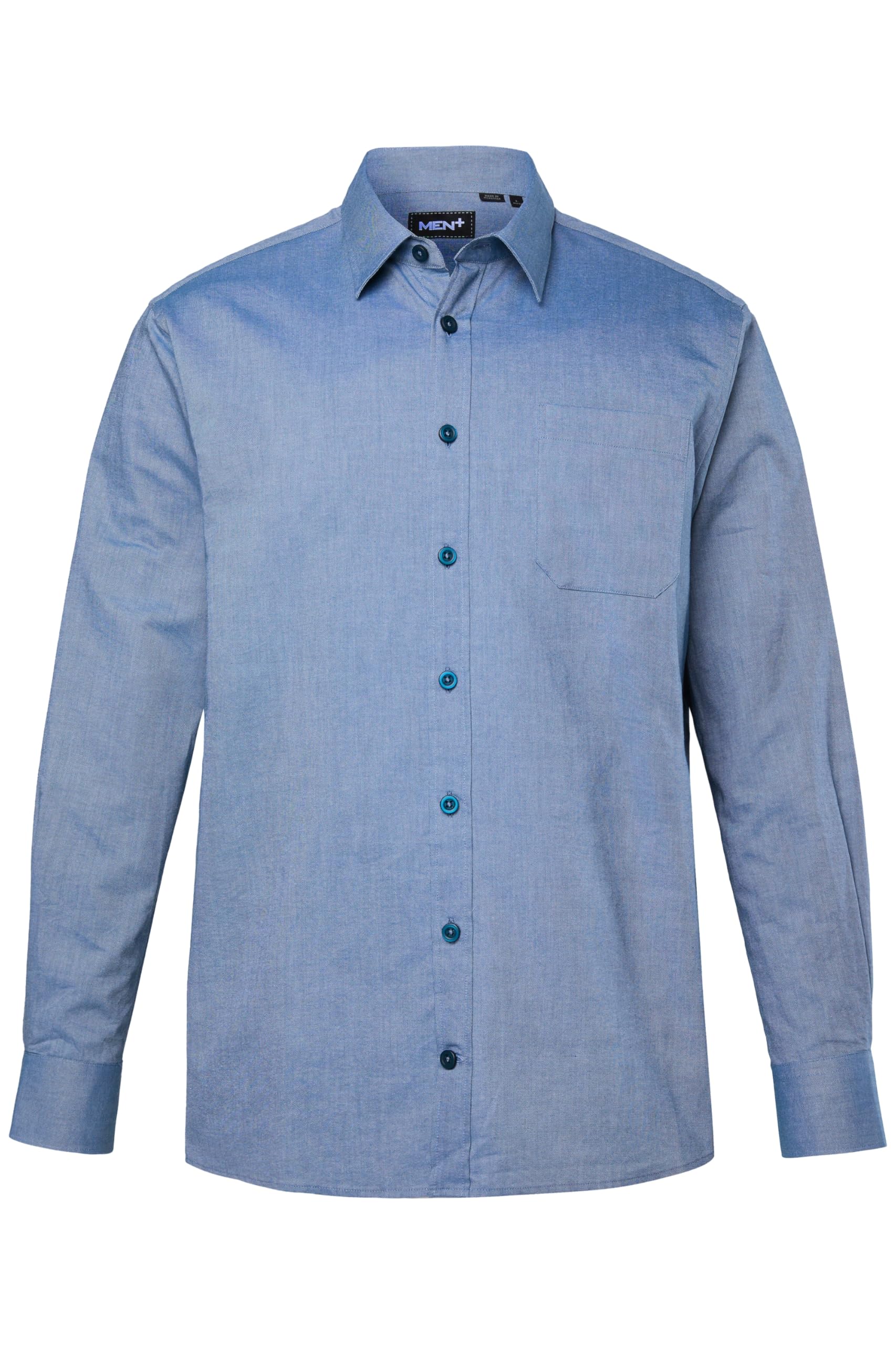 Men Plus Herren große Größen Übergrößen Menswear L-8XL Hemd, Langarm, Kentkragen, Oxford-Qualität, Comfort Fit 844290