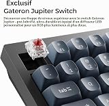 Keychron V1 Max Clavier Mécanique sans Fil, Disposition 75% QMK/Via programmable avec Hot-swappable Gateron Jupiter Banana Switch, Compatible avec Mac Windows Linux – Version Bouton (ANSI/US) - 9