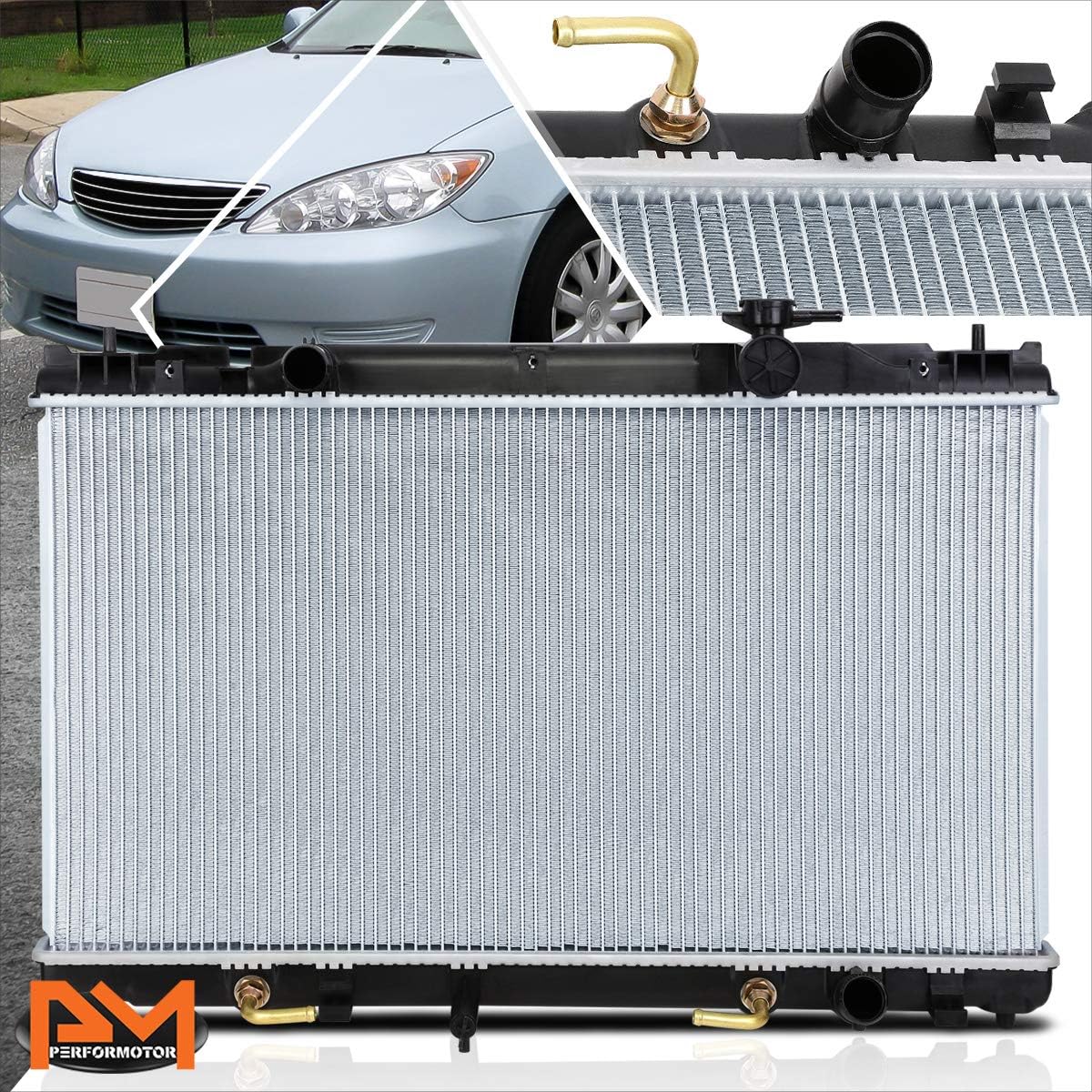 DPI-2436 OE Factory Style Aluminum Core Cooling Radiator Compatible with 02-08 Camry/Solara L4 AT