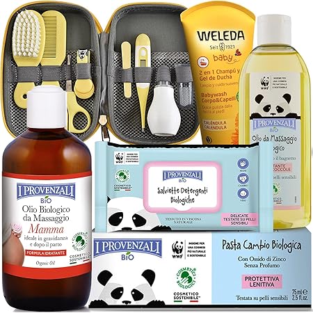 Bebe Confort Coffret Cadeau Naissance Soin Bien Etre Bebe Huile De Massage Bebe Bio Eponge Naturelle Brosse En Bois Amazon Fr Bebes Puericulture