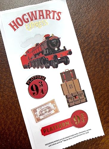 Miniatura 3 de Paper House Productions Harry Potter Hogwarts Express - Paquete múltiple de hojas adhesivas (paquete de 18 hojas)