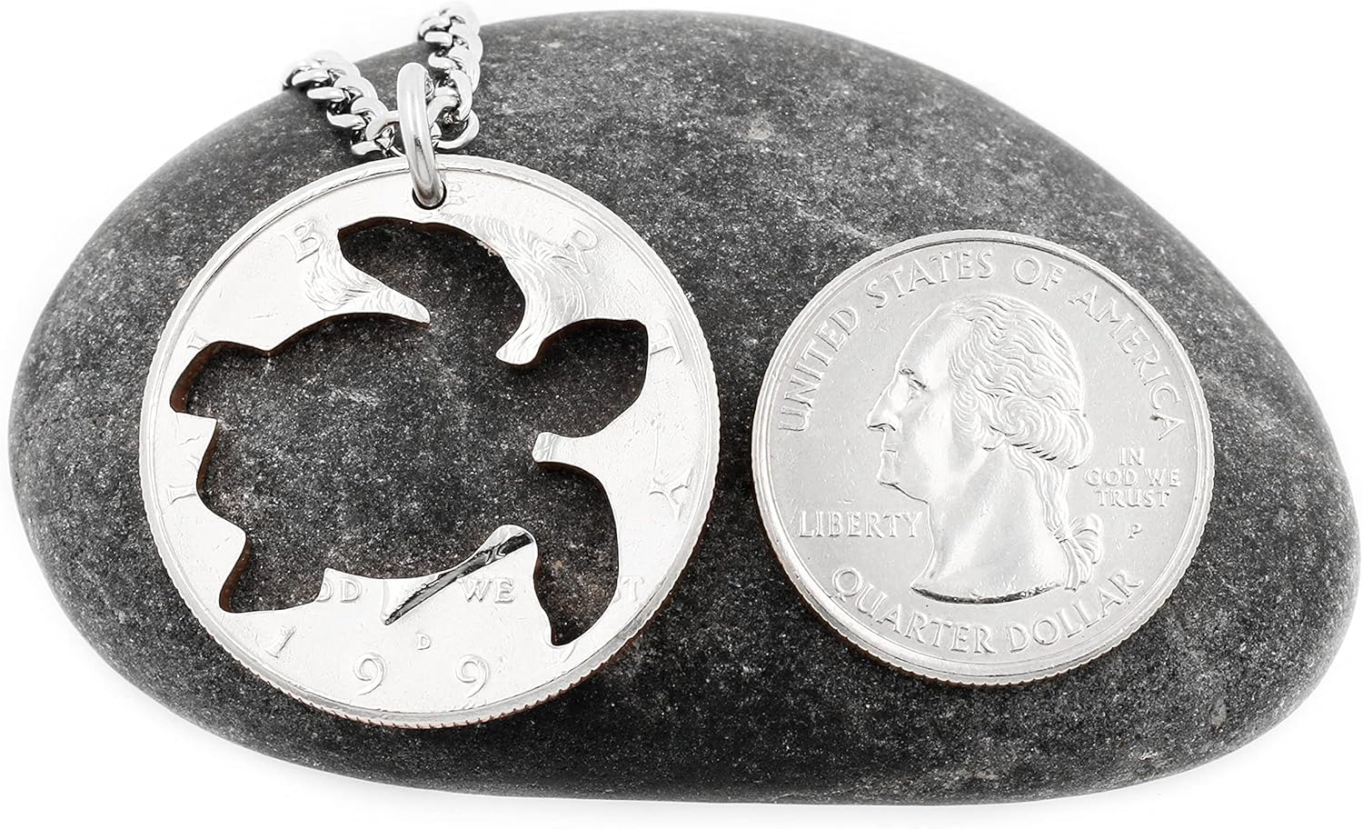 Turtle Jewelry, Friendship Necklaces, Turtles Inside and Outside Pieces, Best Friends, By NameCoins
