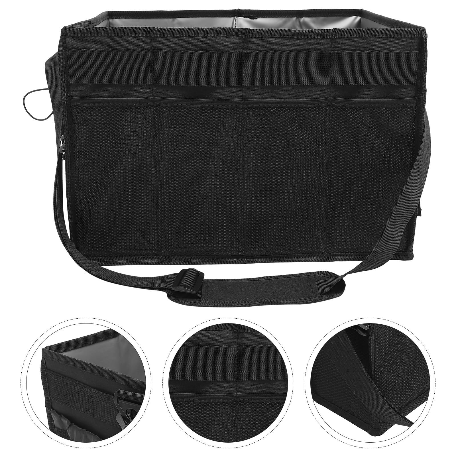 Homoyoyo Große Praktischer Stoff Organizer Oxford Aufbewahrungsbox mit Grill und Großer Kapazität für Behälter für Kochutensilien und Gewürze Barbecue und Camping
