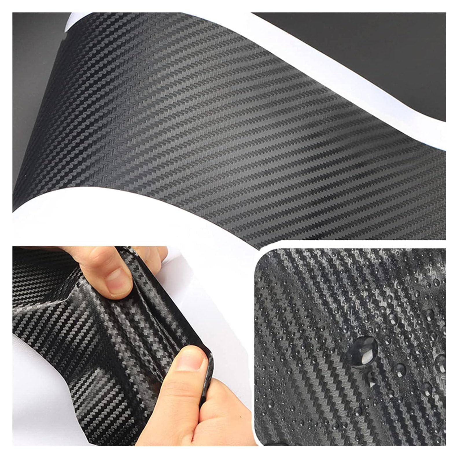 Pellicola Protettiva Per Paraurti Posteriore Adatta Per Opel Mokka B (2021-2028), Colore Rosso Carbonio, Antigraffio