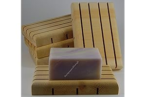 All Natural Cedar Soap Dish: The Aromatic Soap Keeper