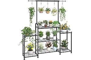 Simple Trending 3-Tier Outdoor Planter with Stand