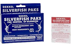 Silverfish Paks Insect Killer - 24-Pack: Premium Indoor Silverfish Repellent