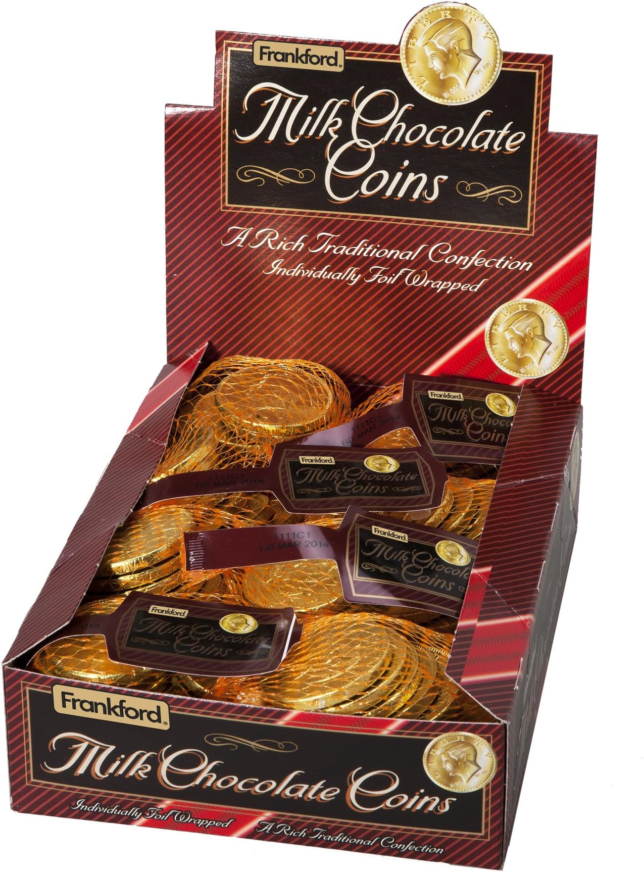 The Dreidel Company Hanukkah Chocolate Gelt, Milk