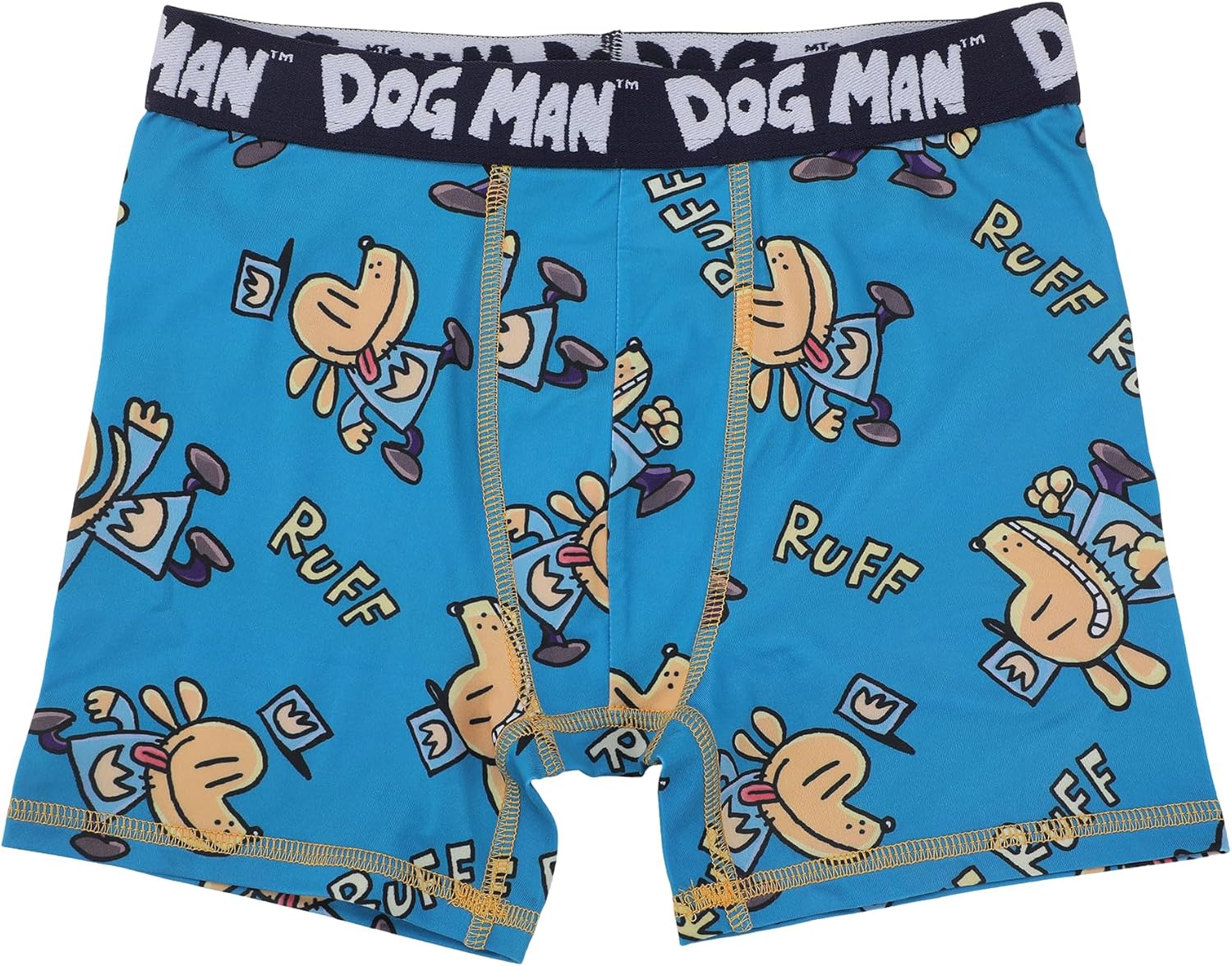 Bioworld Dog Man Fun All-Over Print Boys Boxer Briefs (5 Pack) - Image 6