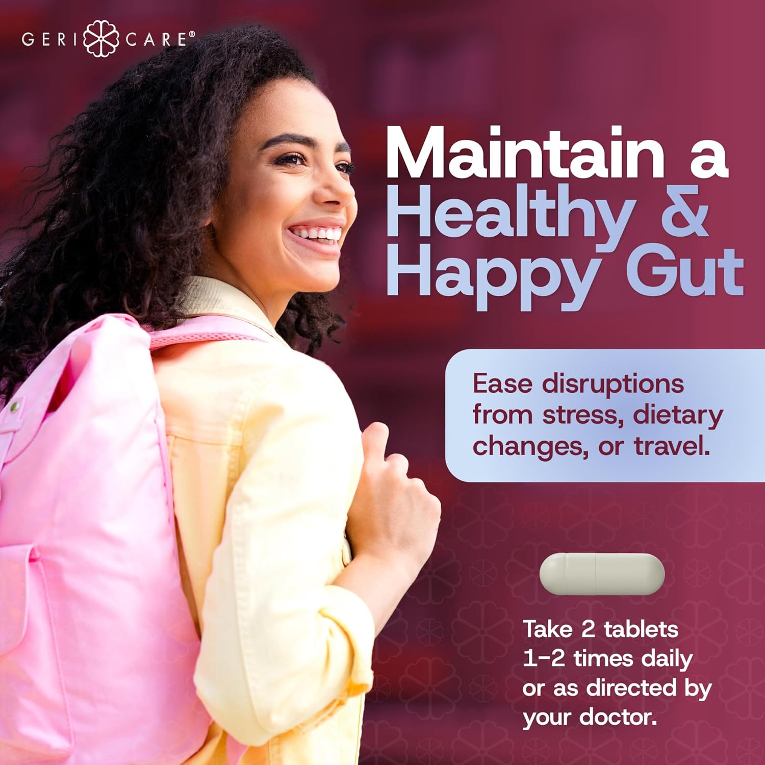 GeriCare Ultimate Probiotic and Digestive Health Supplement - Complete Gut Repair, Seed Probiotics, and Florastor Probiotic Formula. Probiotics for Women and Men Lactose & Gluten-Free - 50 Capsules. - Image 4