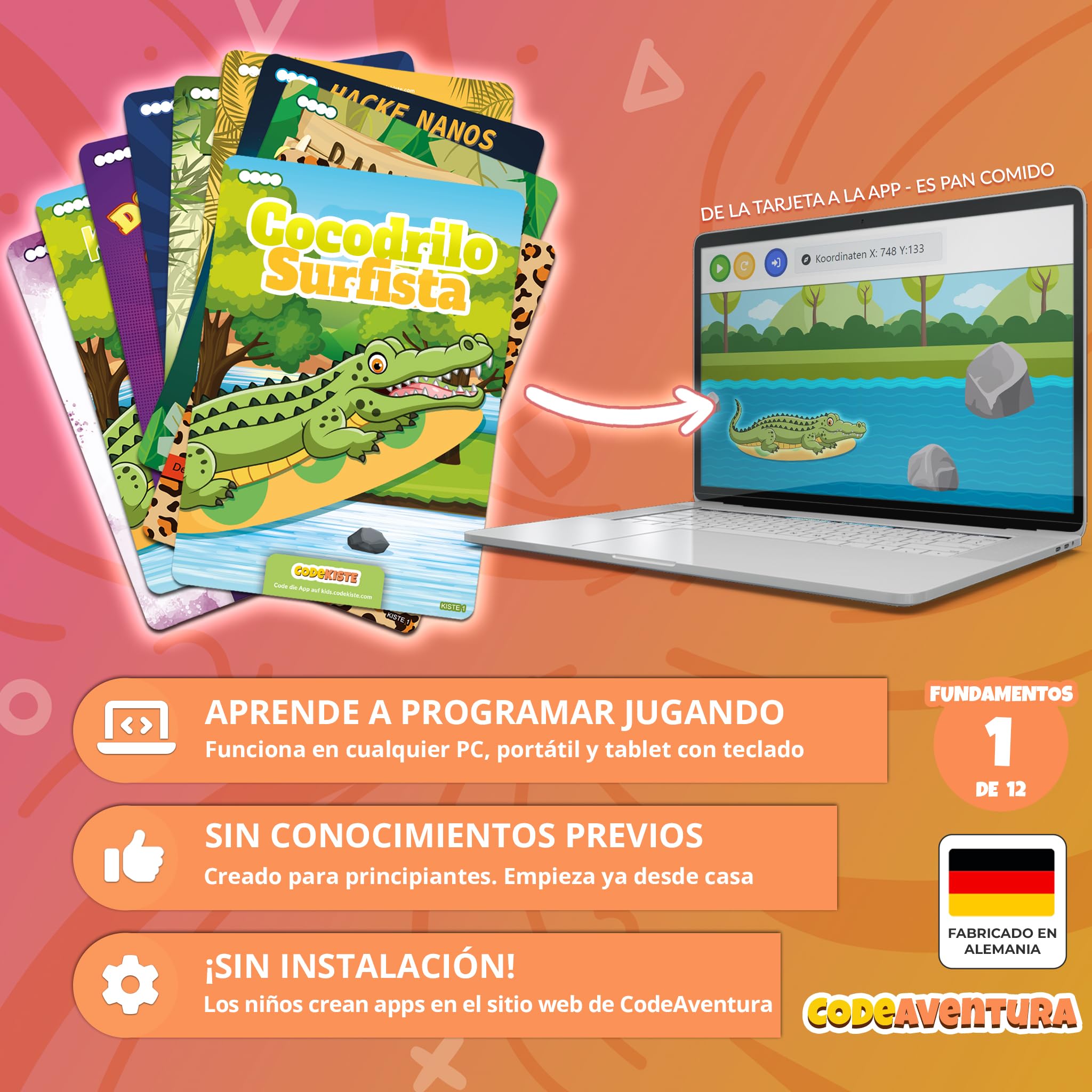 CodeAventura - Aprende Programación para Niños con Apps y Juegos Reales - Programación e Informática JavaScript para Principiantes