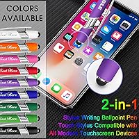 Vista 3 de Personalized Custom Pens Bulk 96 Pack with Stylus Tip, Customized Engraving Ballpoint Pens with Name Message, Gift Ideas for Men Women Birthday