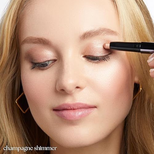 Miniatura 3 de Julep - Sombra de ojos 101 de crema a polvo, impermeable, en barra de punta doble, tonos desierto y champán