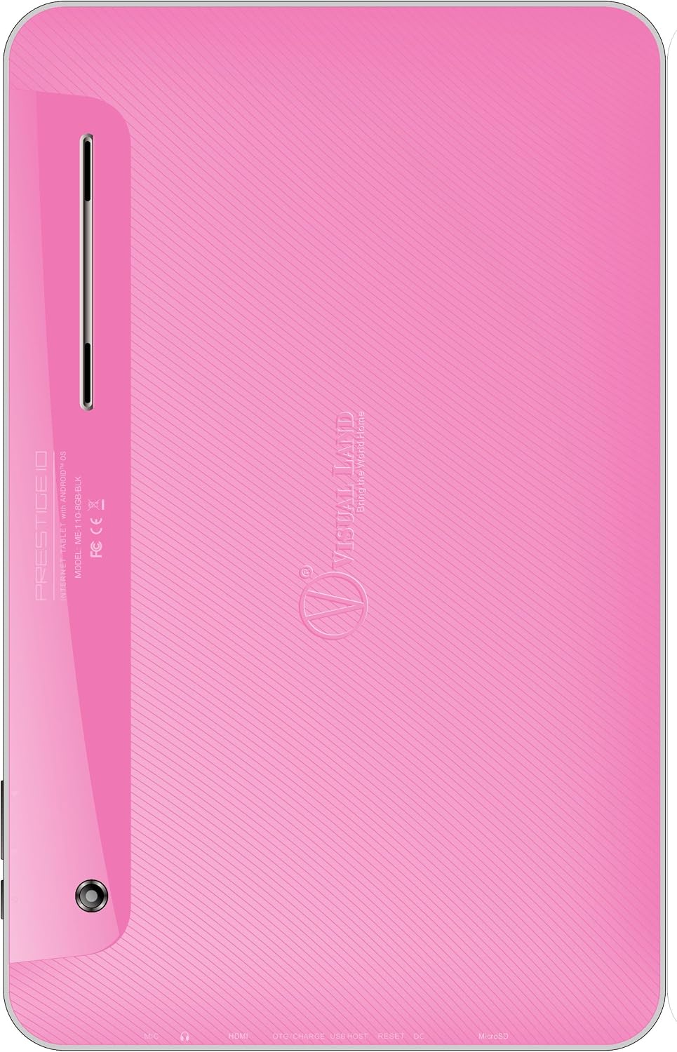 Visual Land Prestige 10-Inch Tablet with 16GB Memory (Pink)