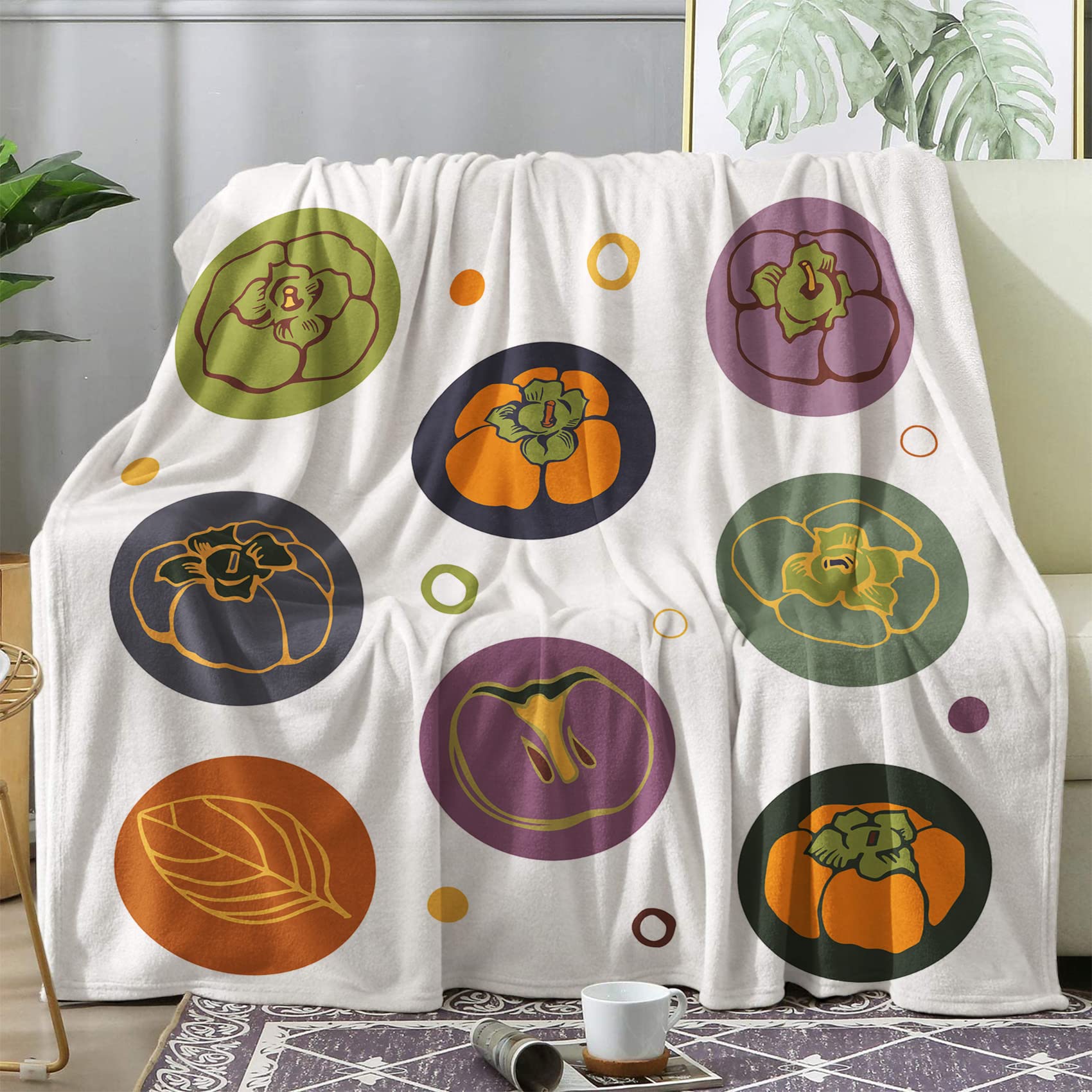 Couverture 2 personnes flanelle peluche 270 GSM haute densité pour lit