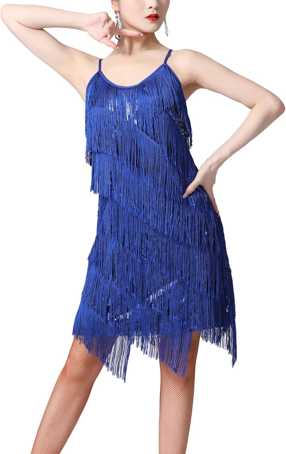 Vestito Ballo Latino Bambina - Top E Gonna Paillettes | Tuta Danza Jazz Salsa Per Ragazze